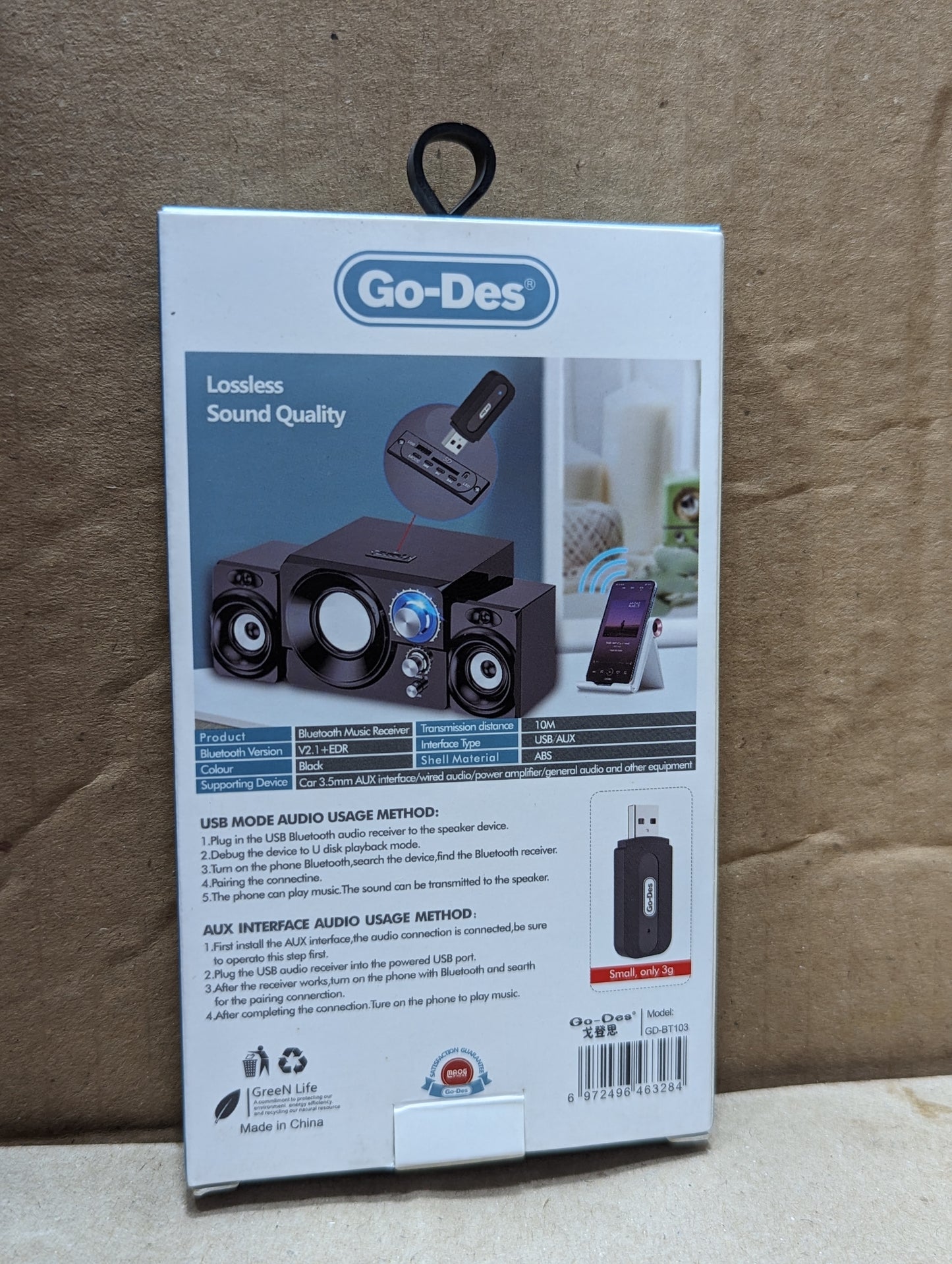 Go-Des Bluetooth-Musikempfänger (GD-BT103 kaufen)
