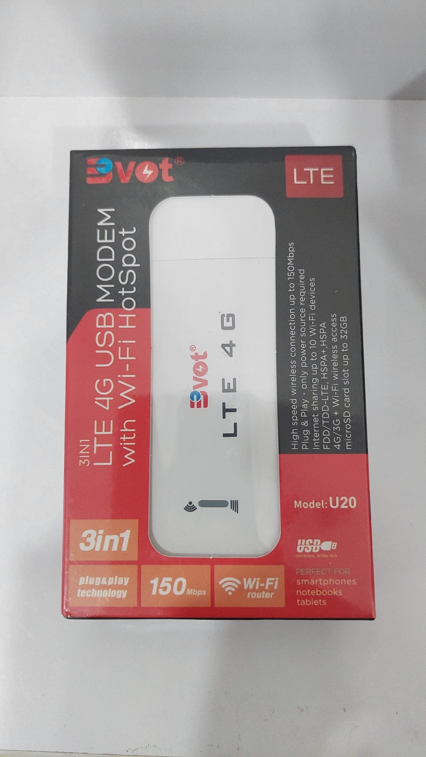 USB-Modem mit WLAN-Hotspot 4G LTE