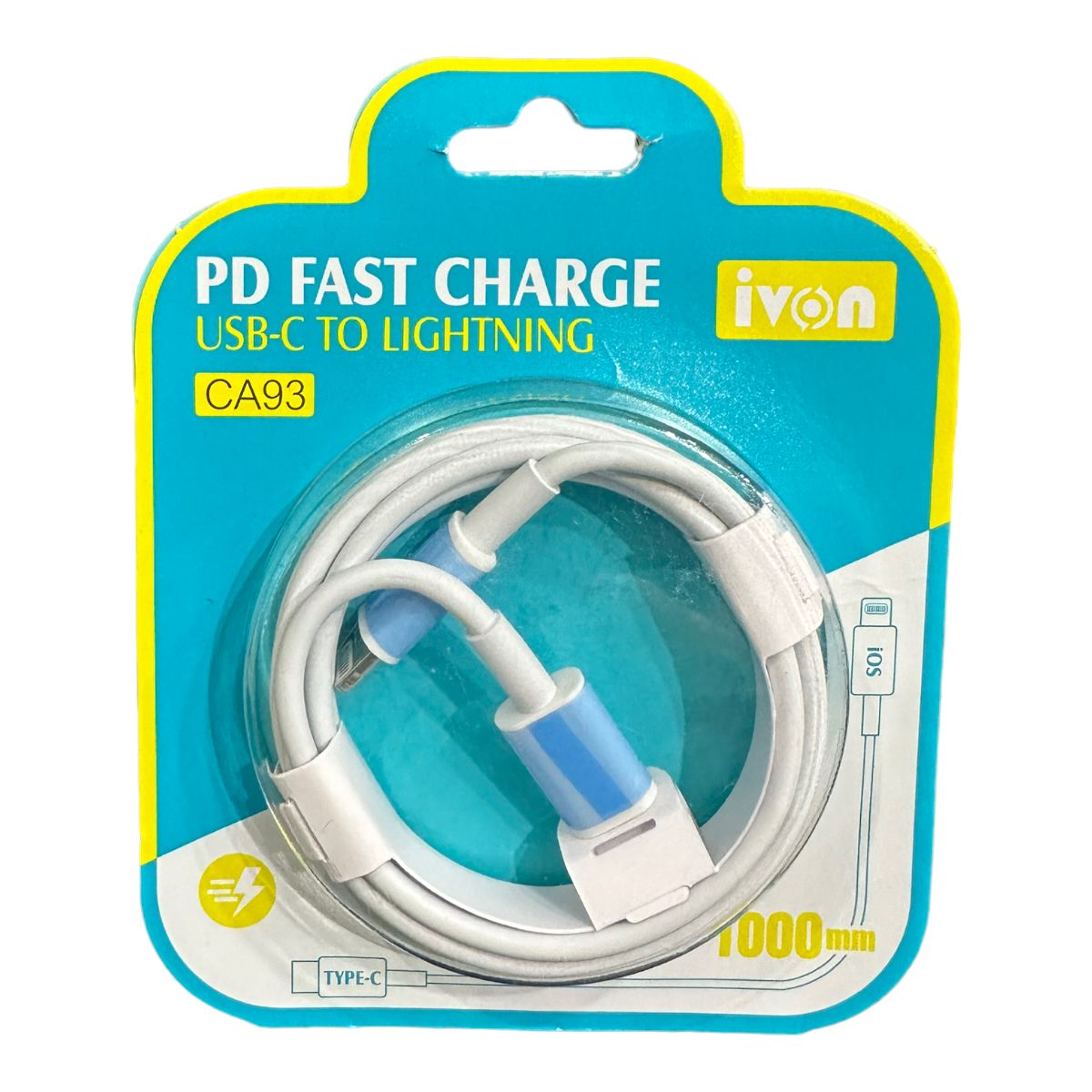 PD-Schnellladung über USB-C auf Lightning (CA93)