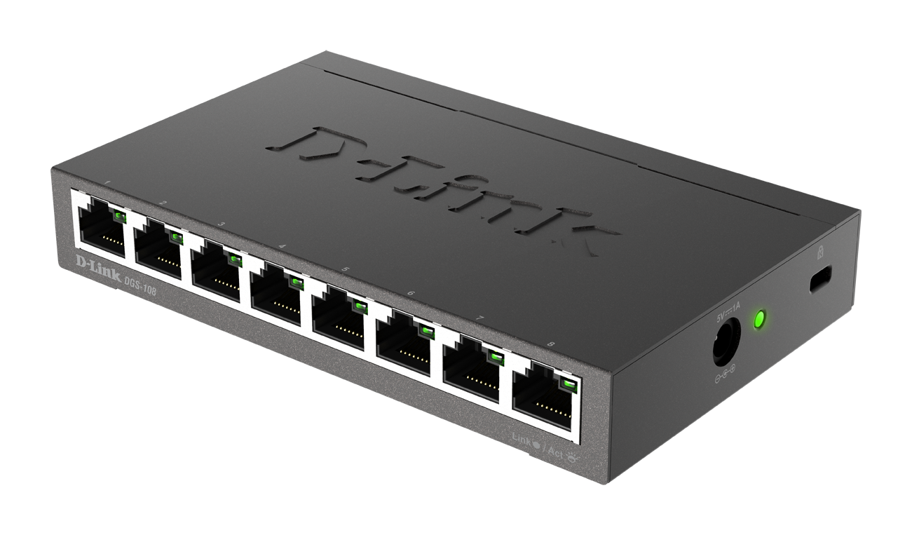 D-Link  Switch 8-ports (DES- 1008C)