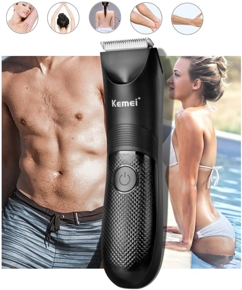 Kemei Professional Lady Secret Trimmer KM-1838, IPX7 Washable, Rechargeable