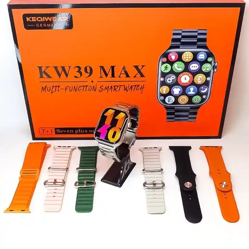 Smart Watch KW39 MAX (7 Strap, multifunction smart watch)