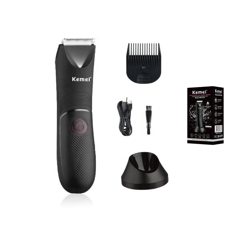 Kemei Professional Lady Secret Trimmer KM-1838, IPX7 Washable, Rechargeable