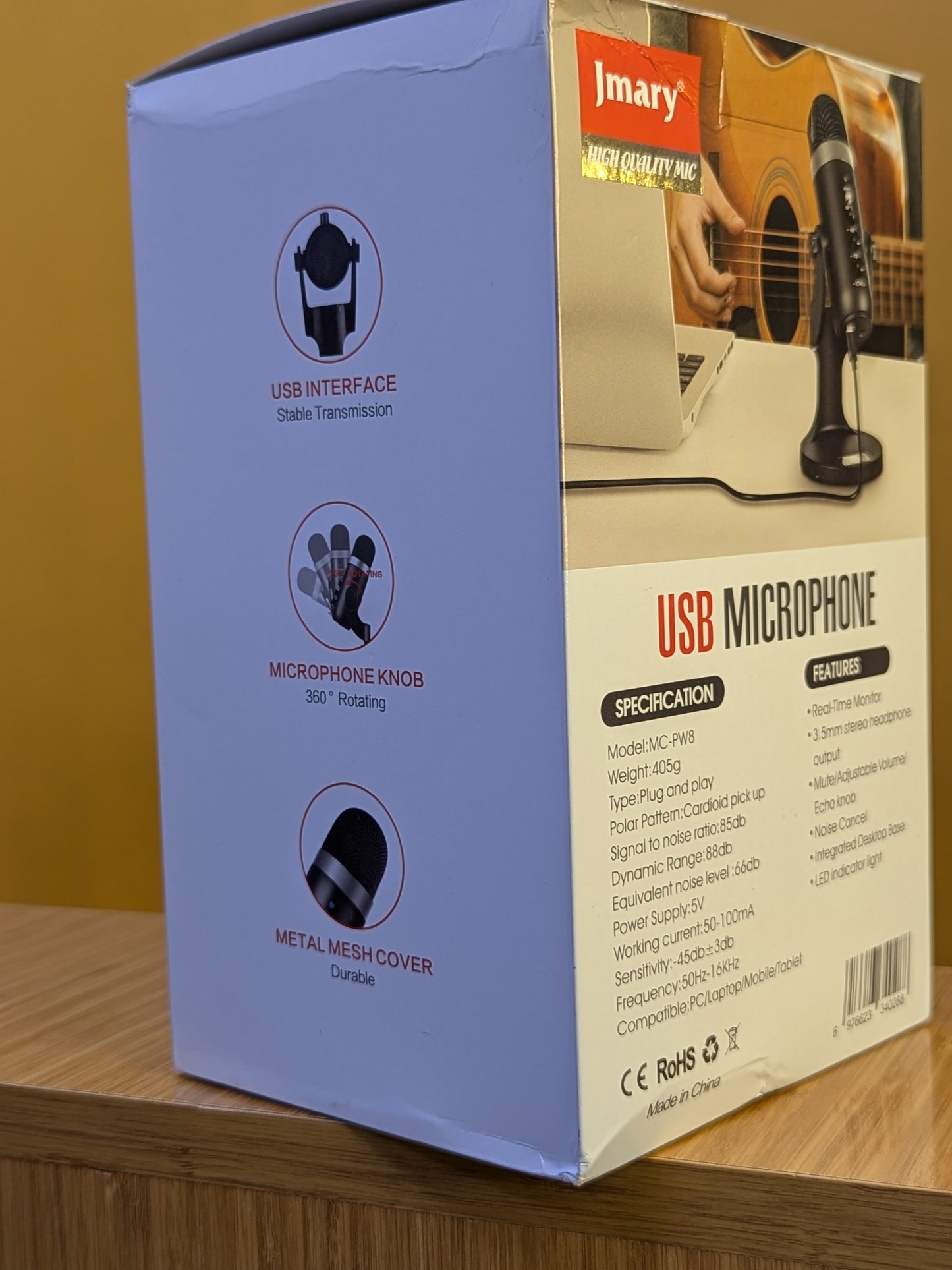 Jmary USB Microphone (MC -PW8)