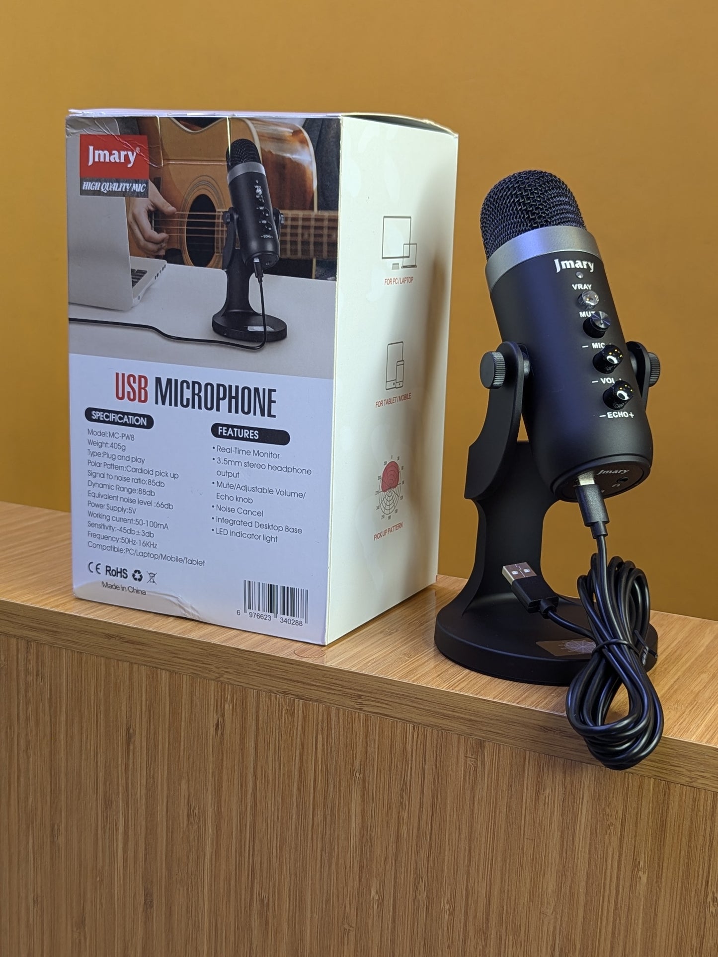 Jmary USB Microphone (MC -PW8)