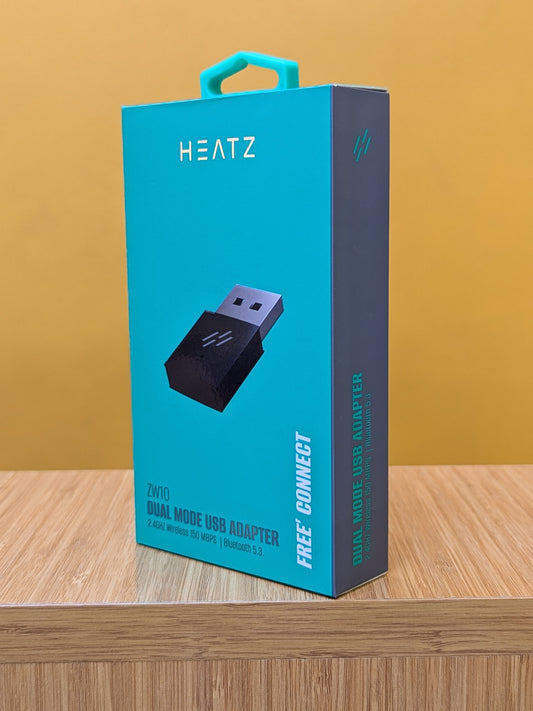 HEATZ Dual Mode USB  Adapter Model ZW10, (Bluetooth & WiFi Adapter)