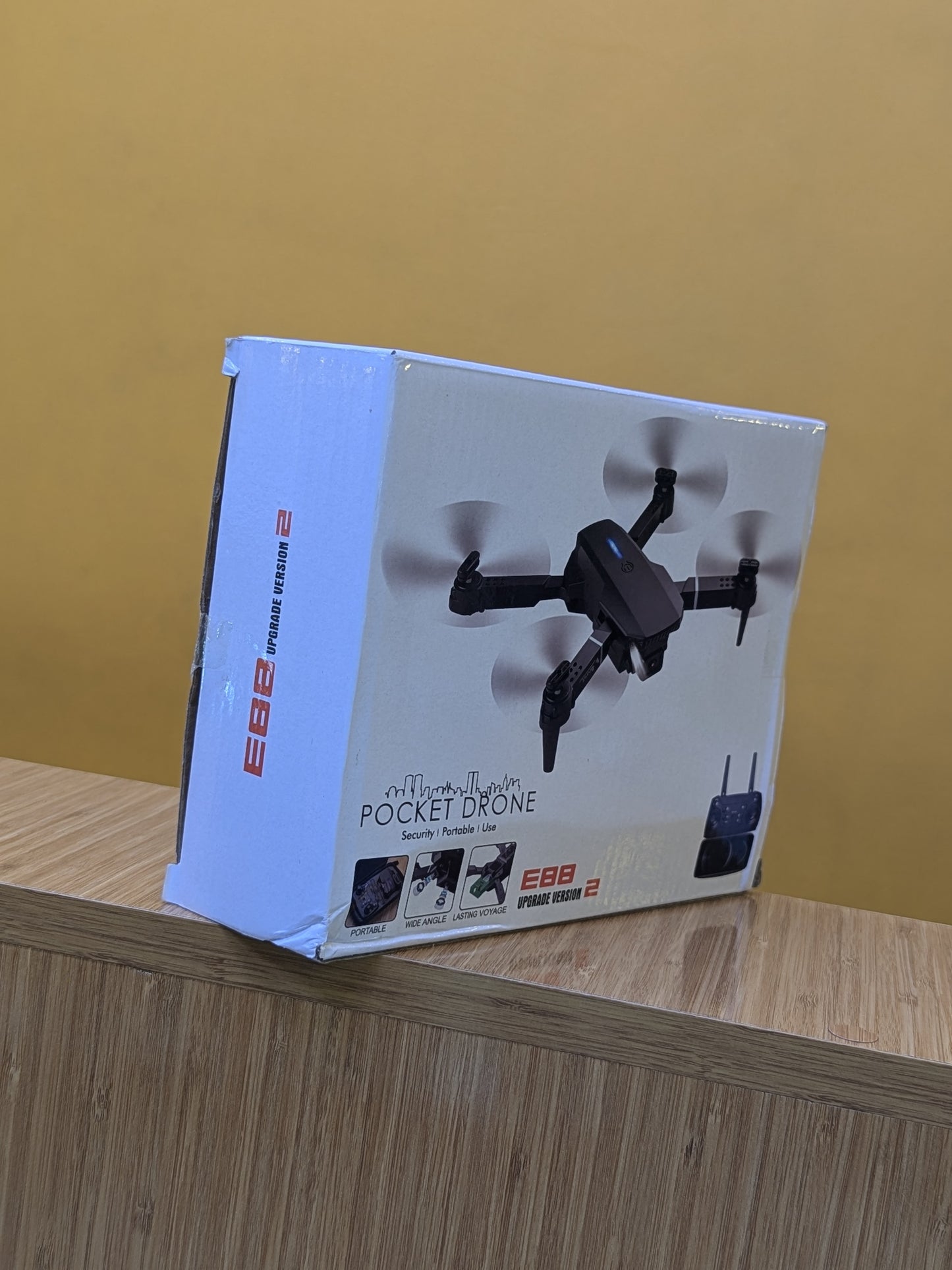 Pocket Camera Drone E88 upgrade Version 2