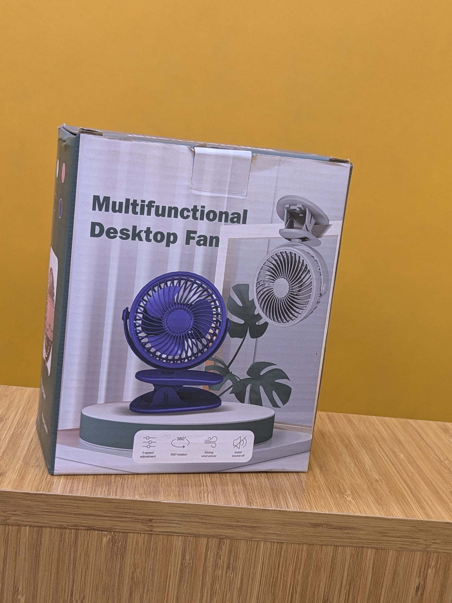 Multifunctional Desktop Fan Rechargeable .