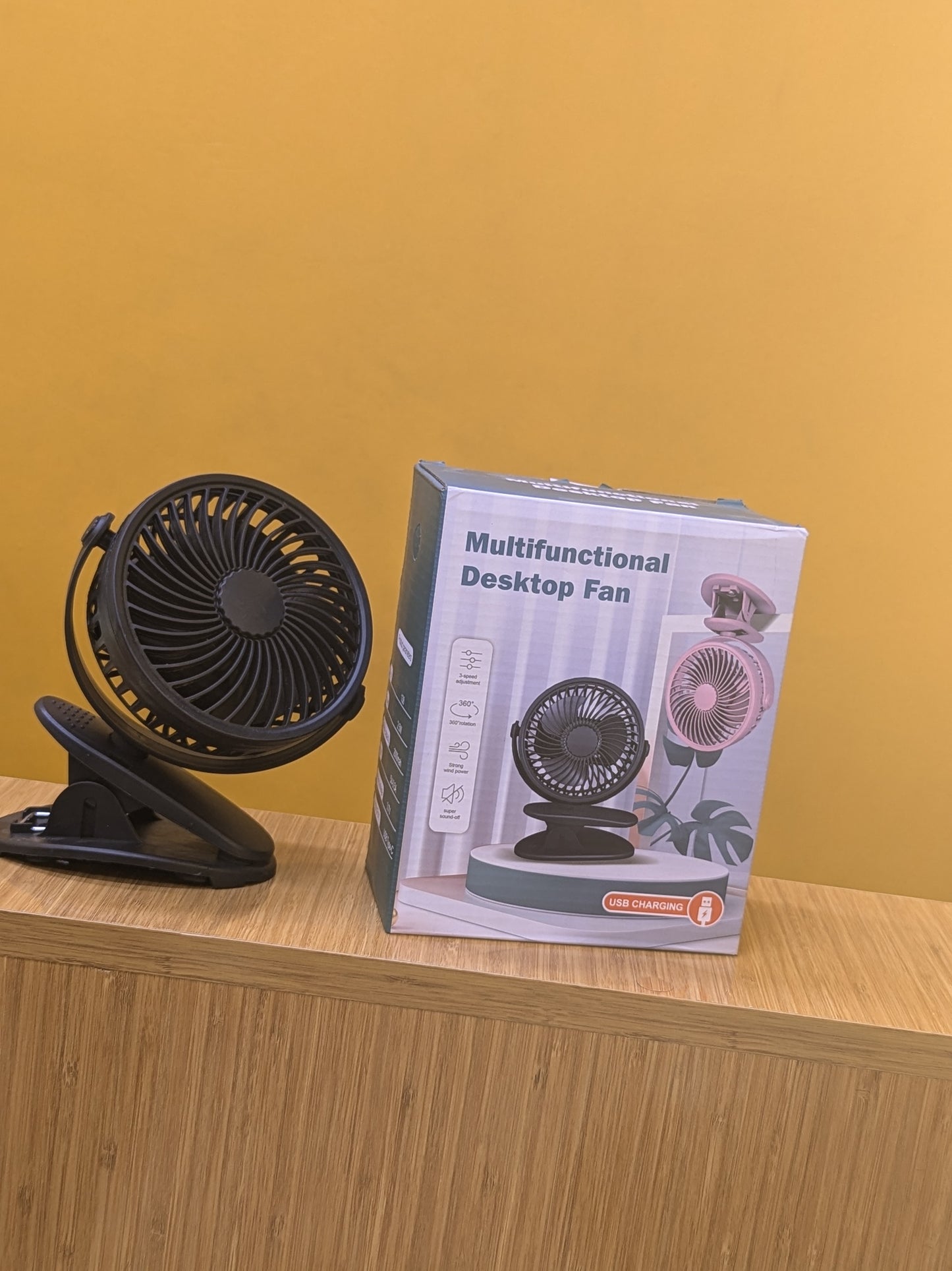 Multifunctional Desktop Fan Rechargeable .