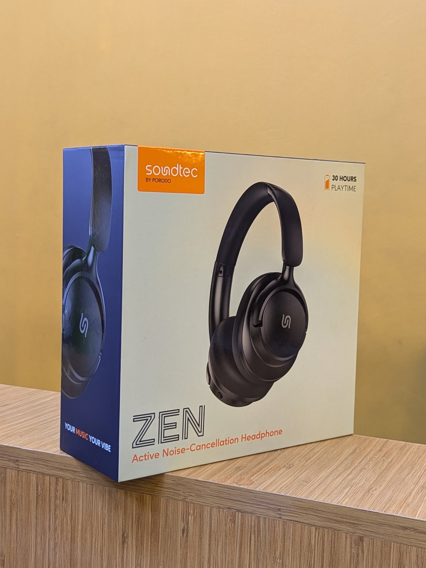 ZEN Active Noise  Cancellation headphone Soundtec by PORODO.