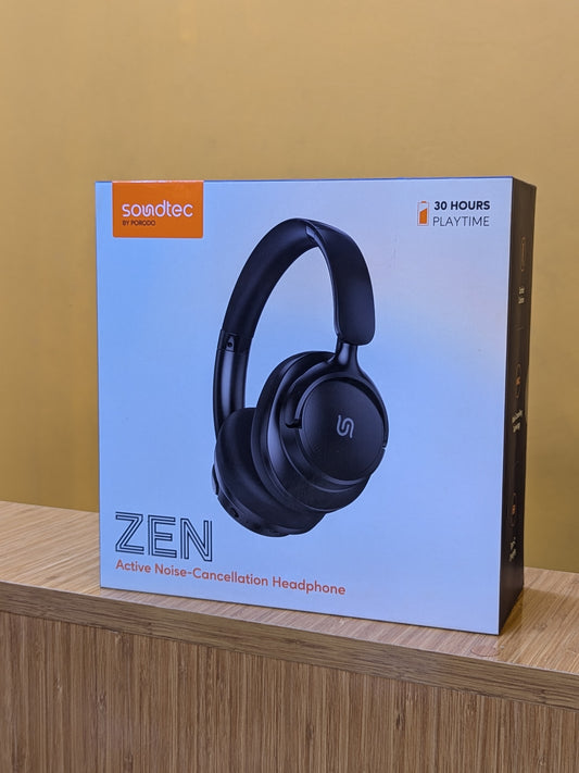 ZEN Active Noise  Cancellation headphone Soundtec by PORODO.