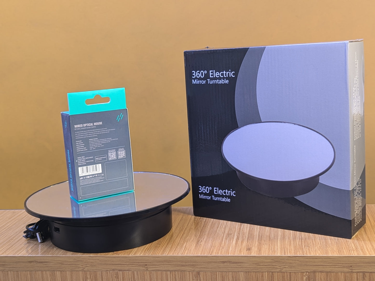 360° Electric mirror turntable