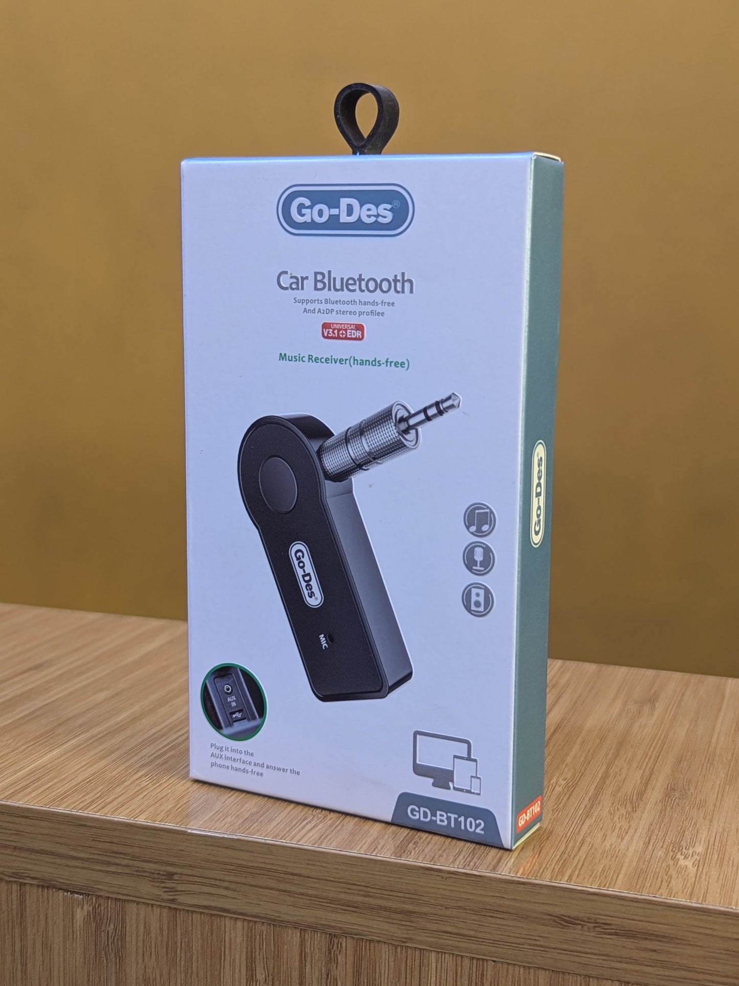 Go-Des Car Bluetooth Music Receiver (hand -free) GD-BT102