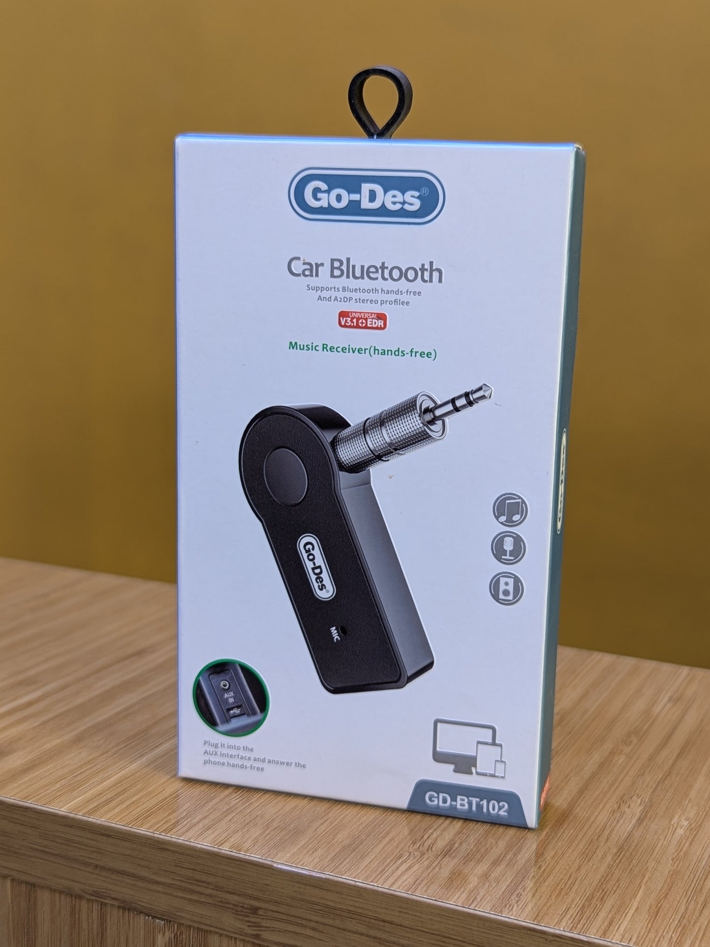 Go-Des Car Bluetooth Music Receiver (hand -free) GD-BT102