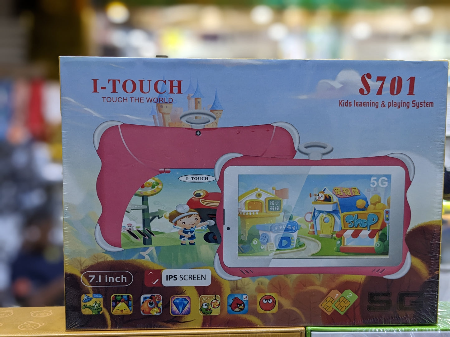 I-Touch S701 Kids Tablet: Ram 6gb storage 128gb 2 sim card slot