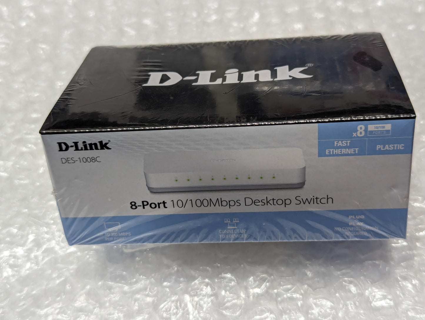 D-Link  Switch 8-ports (DES- 1008C)