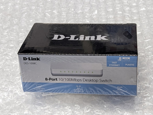 D-Link  Switch 8-ports (DES- 1008C)