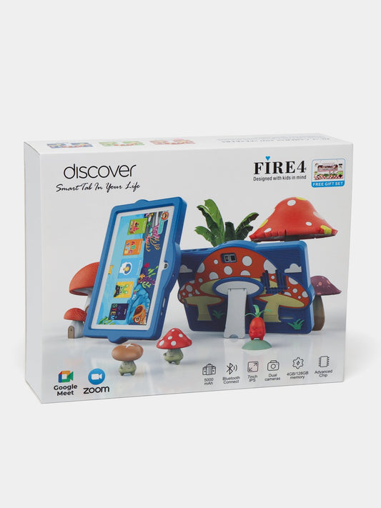 Discover FIRE 4: Kids tablet Ram 4gb Storage 128gb