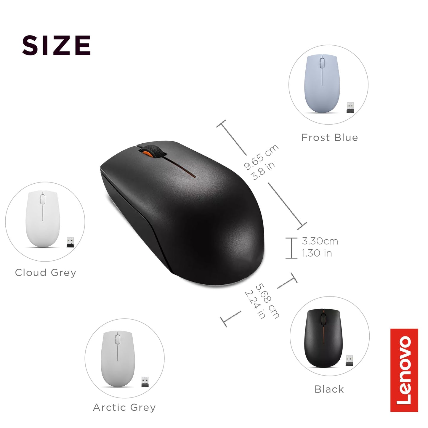 Original Lenovo Wireless Compact Mouse