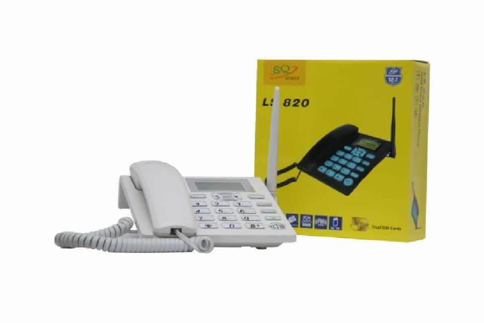 Simu Ya Mezani: SQ Mobile LS820, Dual Sim Cards, SMS, FM Radio, Micro SD, Voice Broadcasts.