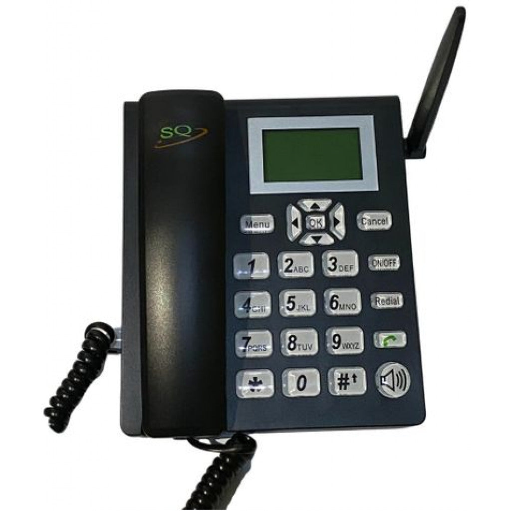 Simu Ya Mezani: SQ Mobile LS820, Dual Sim Cards, SMS, FM Radio, Micro SD, Voice Broadcasts.