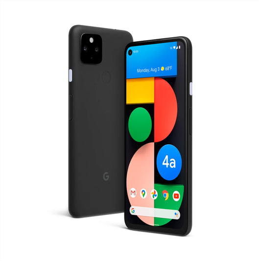 Google Pixel 4a, 6GB RAM, 128GB ROM, OLED/HDR Display, 3140mAh Battery, 12MP Main Camera, 8MP Selfie Camera.