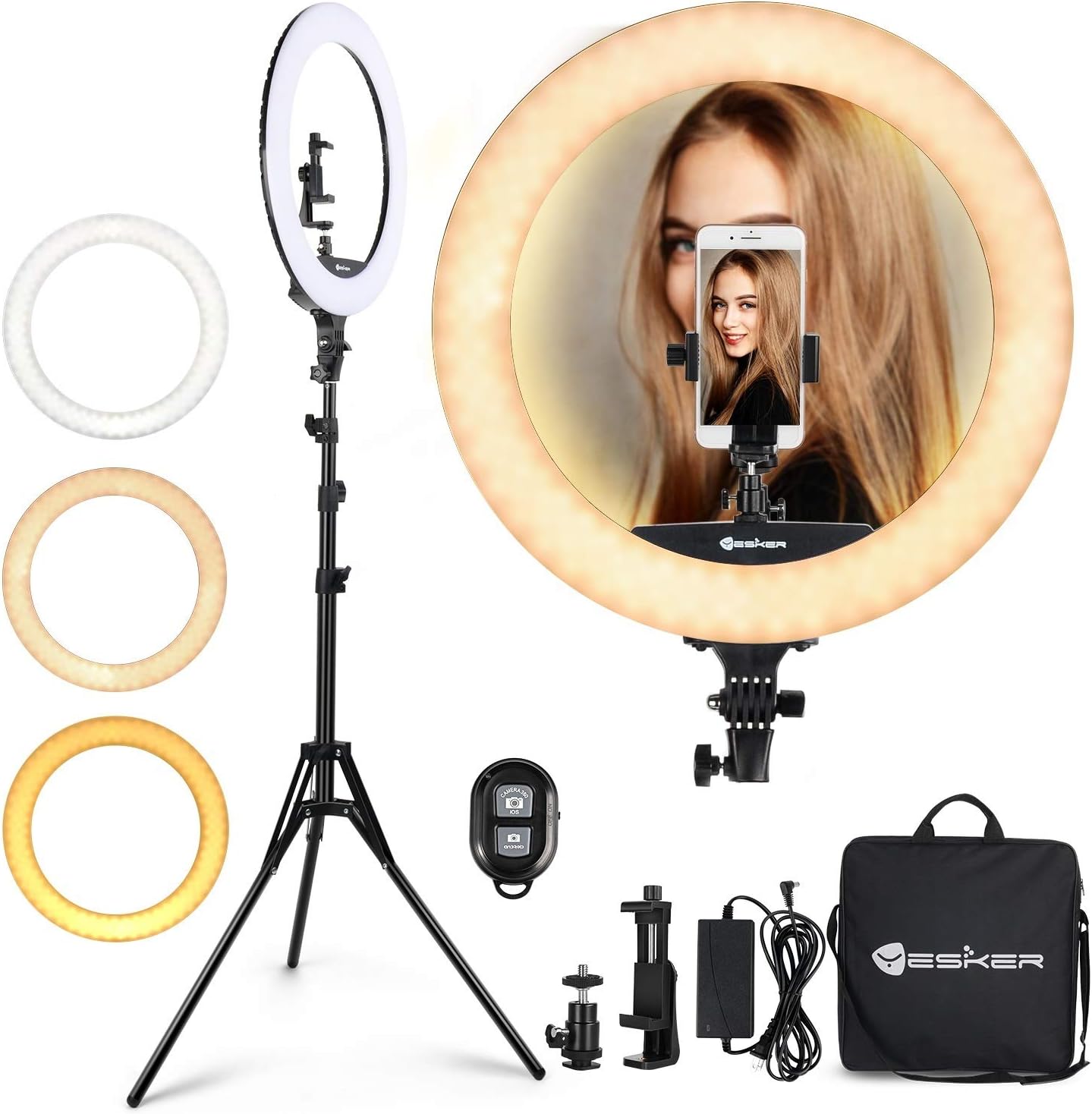 Ringlight 18 inches with stand