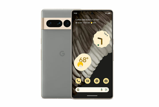 Google Pixel 7 Pro, 8GB RAM, 128GB ROM, 50MP Main Camera, 10.8MP Selfie Camera, 5000mAh Battery.