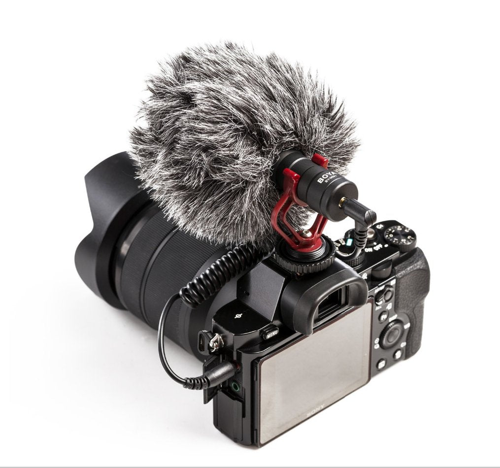 BOYA Wired Mic : BY MM1 Universal Cardioid Microphone